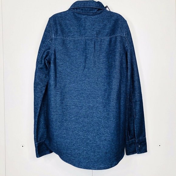 7 For All Mankind Girls’s Heather Gray Denim Knit - Picture 4 of 8